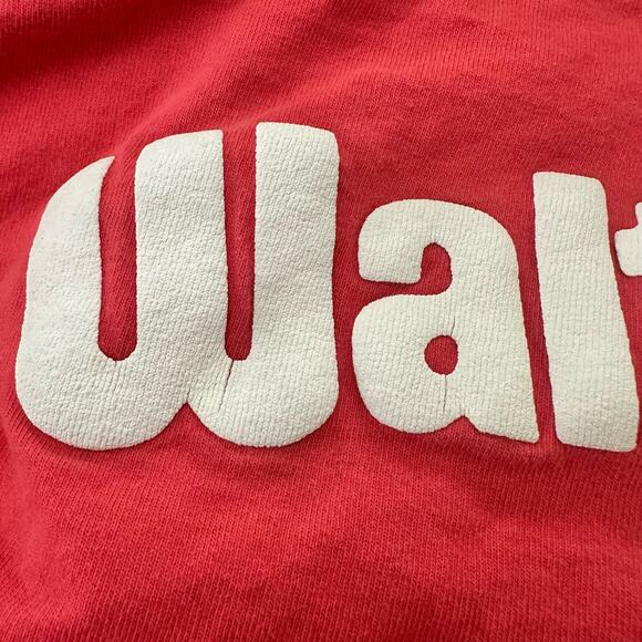 WALT DISNEY WORLD Womens Spirit Jersey XS Coral Pink Back Spell Out Long Sleeve - Picture 8 of 13